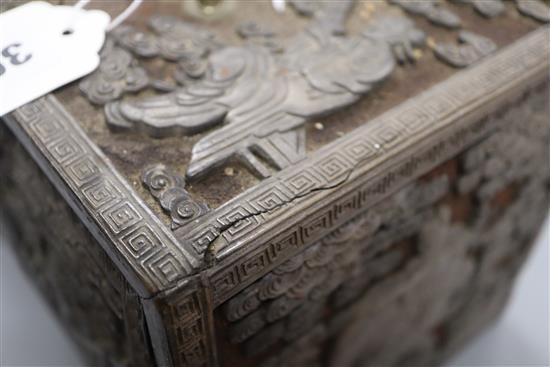 A Chinese mahjong set with lacquer case, Not Ivory but Ivorine